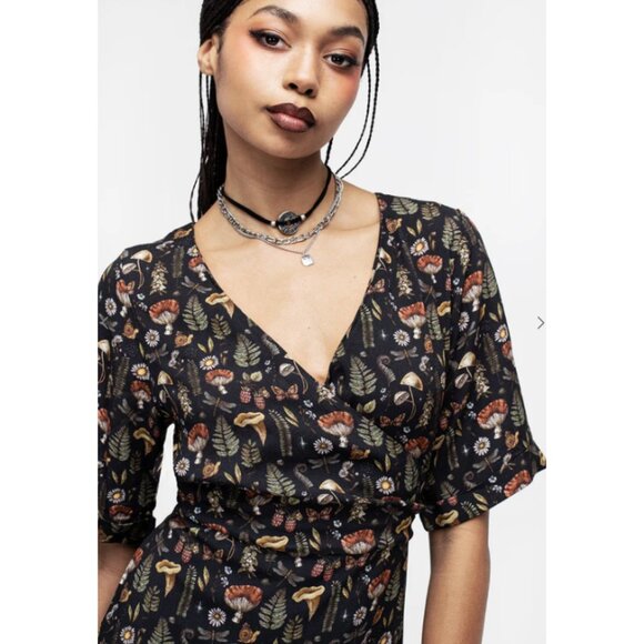 Disturbia Dresses & Skirts - DISTURBIA Luthien mock wrap mini dress